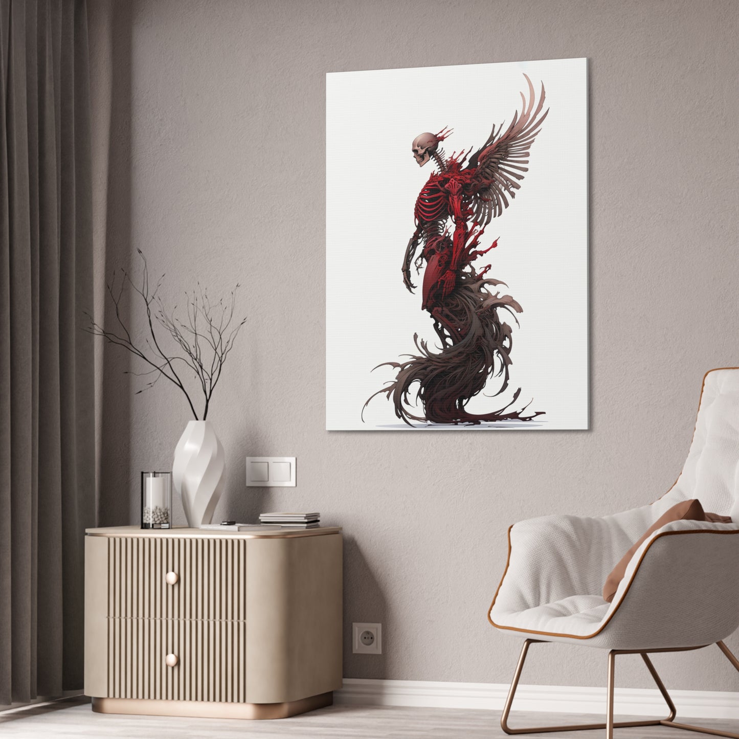 "Mortal Immortal" Canvas Stretched, 0.75" - Print