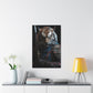 "Tiger Samurai" Canvas Stretched, 0.75" - Print