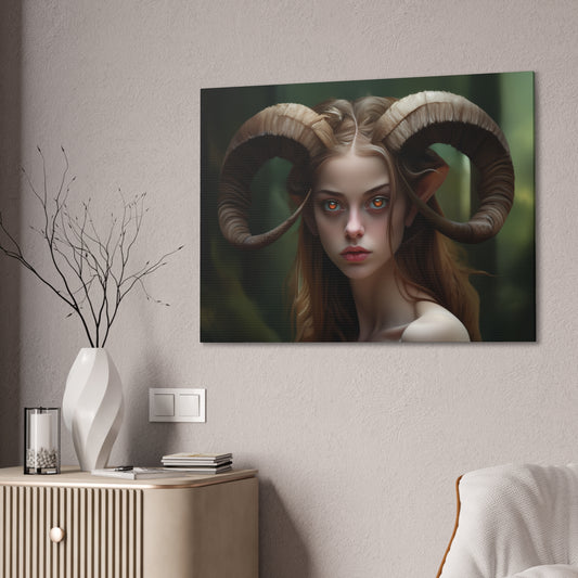 "Forest Faun"  Canvas Stretched, 0.75" - Print