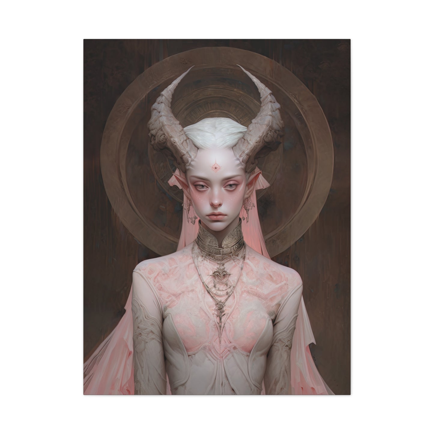 "Faun Princess" Canvas Stretched, 0.75" - Print