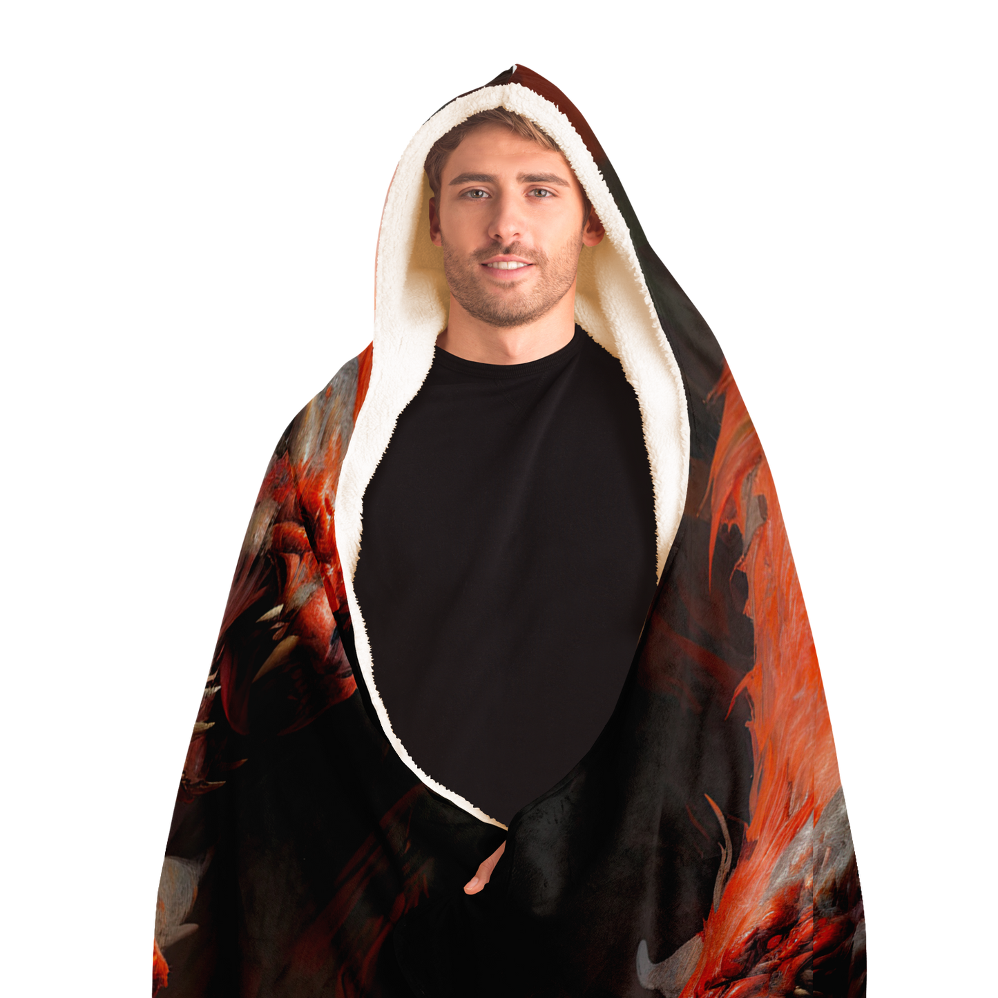 Hound Of Hades Hooded Blanket