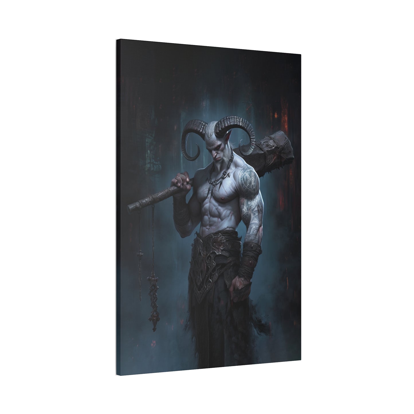 "Fiend" Canvas Stretched, 0.75" - Print