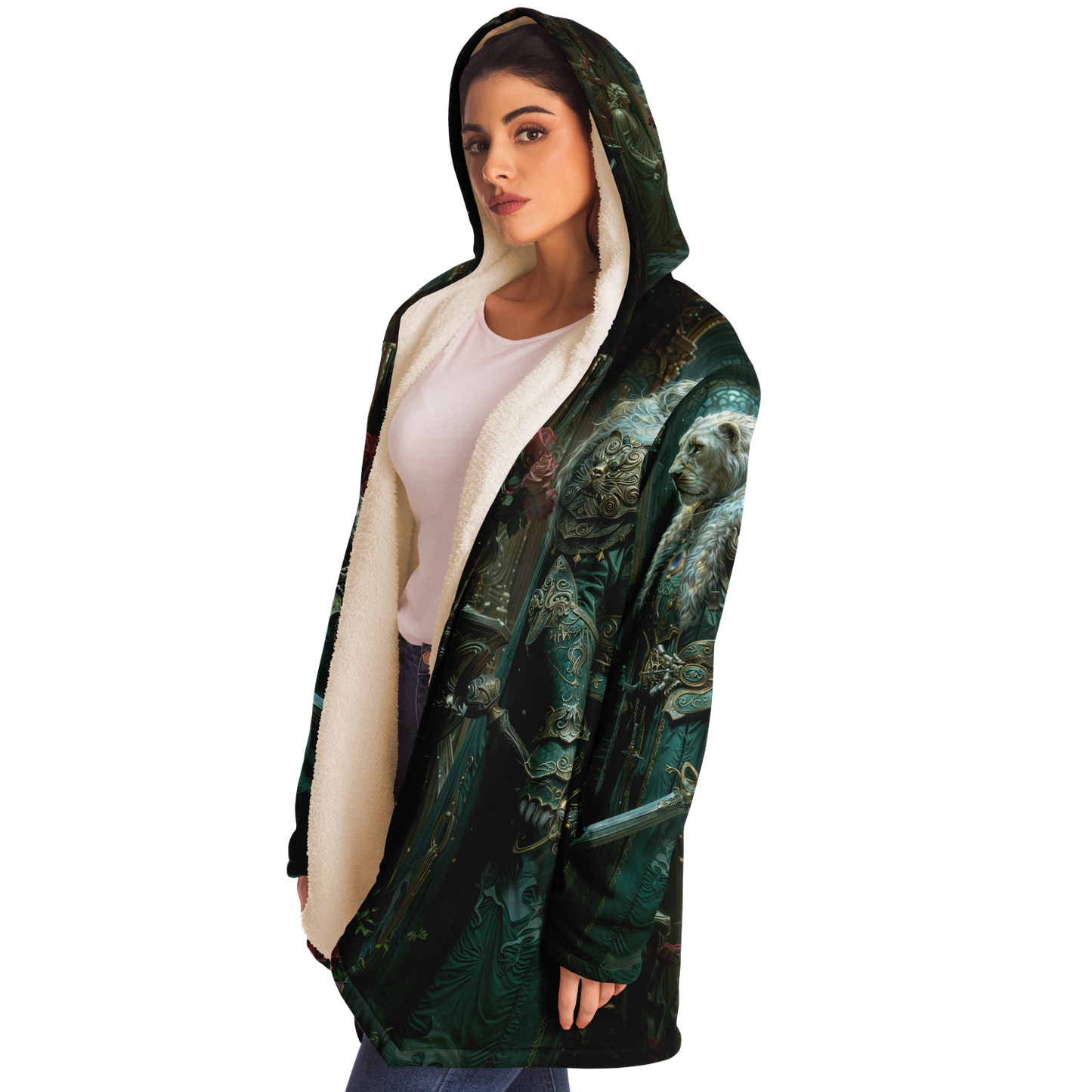 Valor In The Halls Of Kings Microfleece Cloak