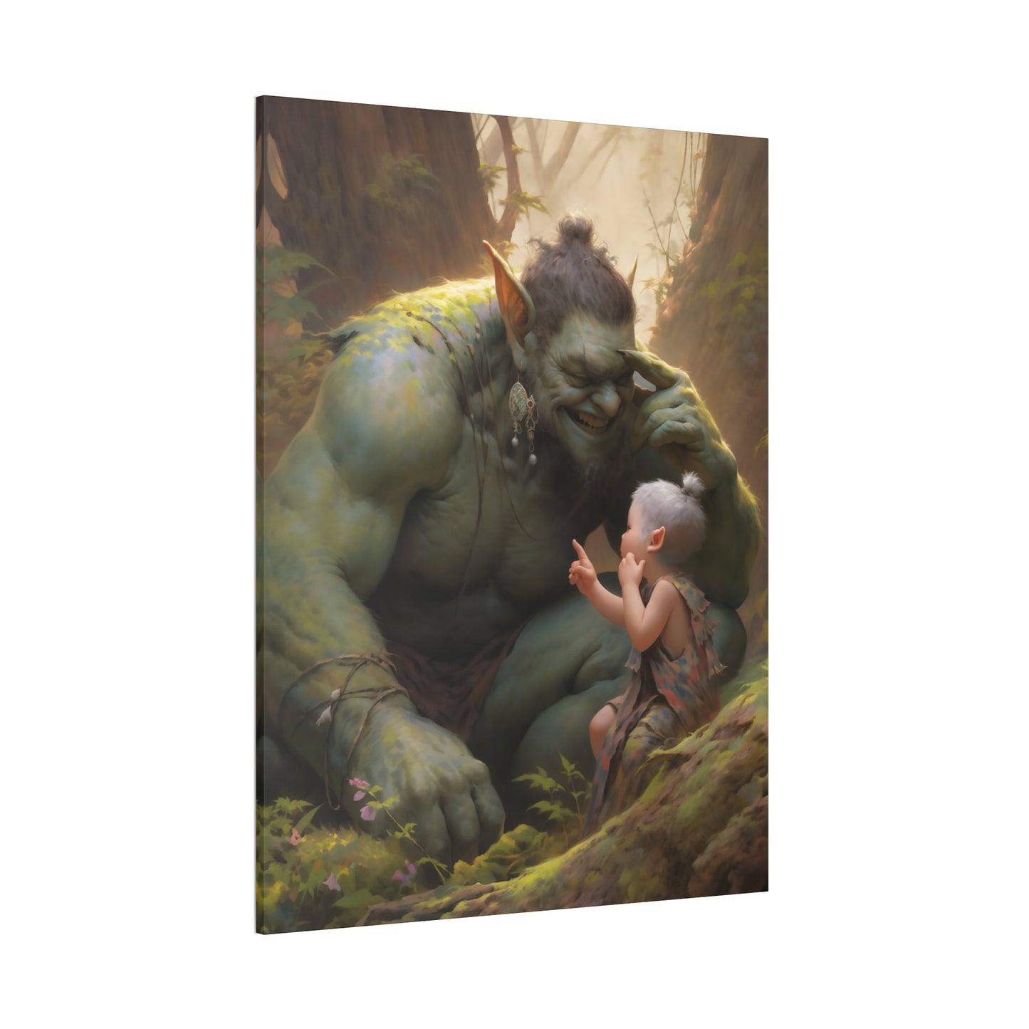 "Thunderchuckle and Pixie Snicker" Canvas Stretched, 0.75" - Print