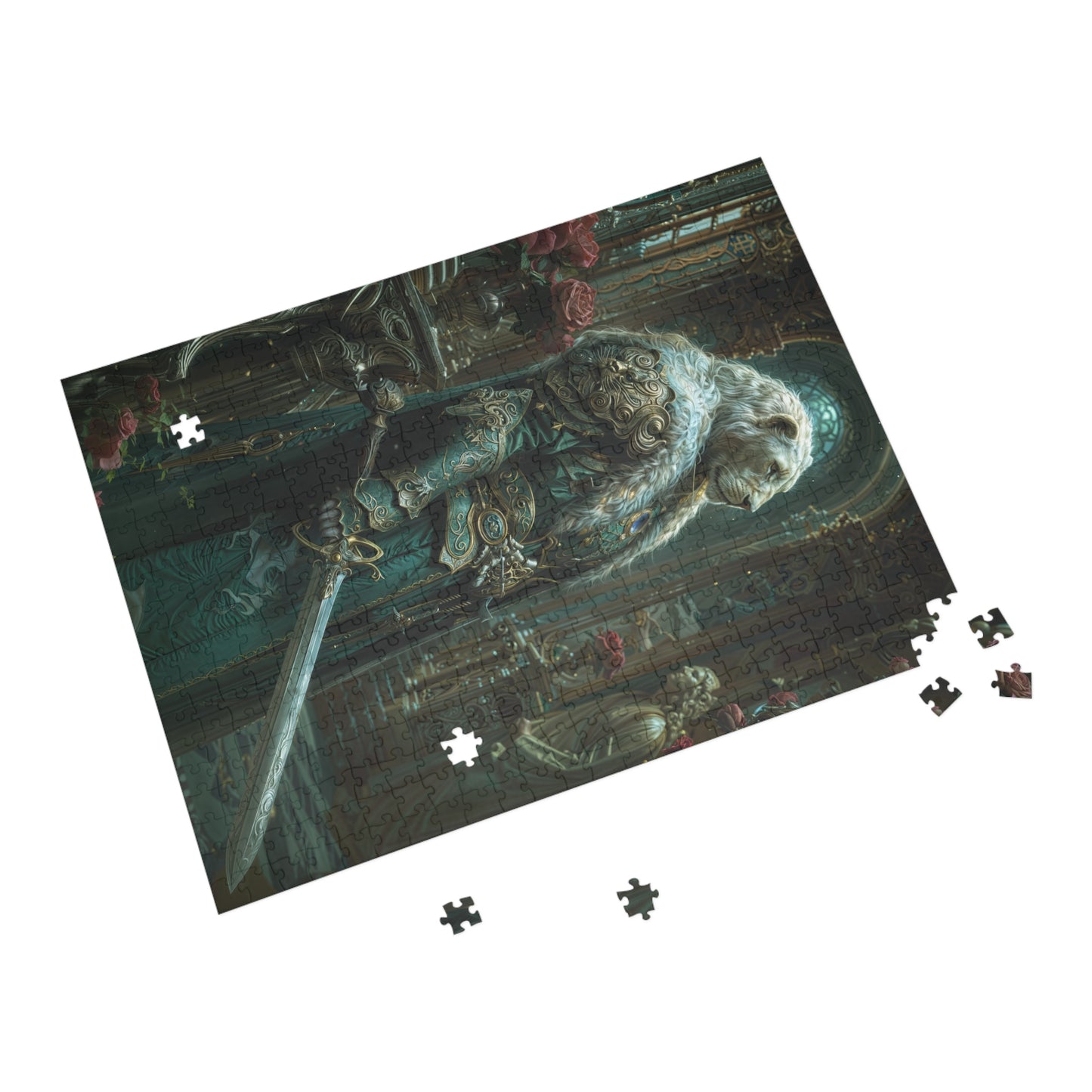 "Valor In The Halls Of Kings " Puzzle (500, 1000-Piece)