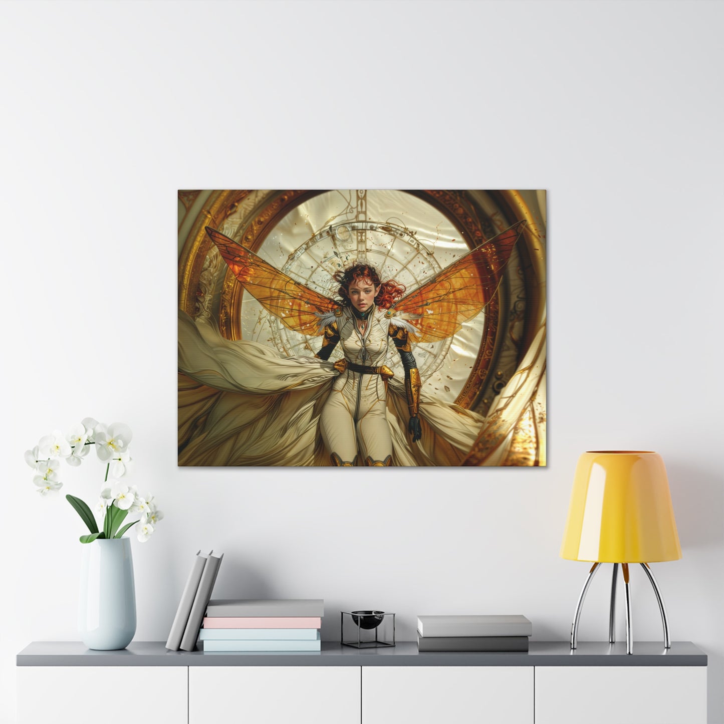 "Timeweaver's Flight"  Canvas Stretched, 0.75" - Print