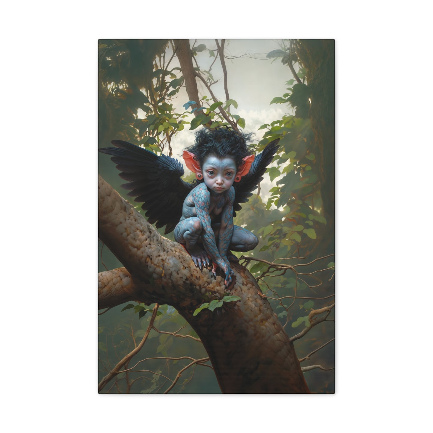 "The Tree’s Secret Keeper" Canvas Stretched, 0.75" - Print