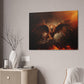 "Inferno Griffon"  Canvas Stretched, 0.75" - Print