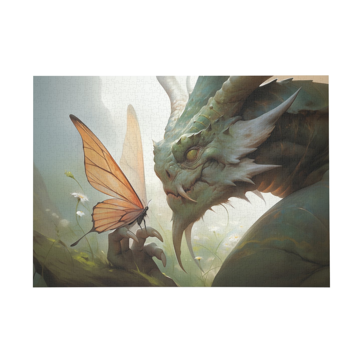 "Fire and Flutter" Puzzle (500, 1000-Piece)