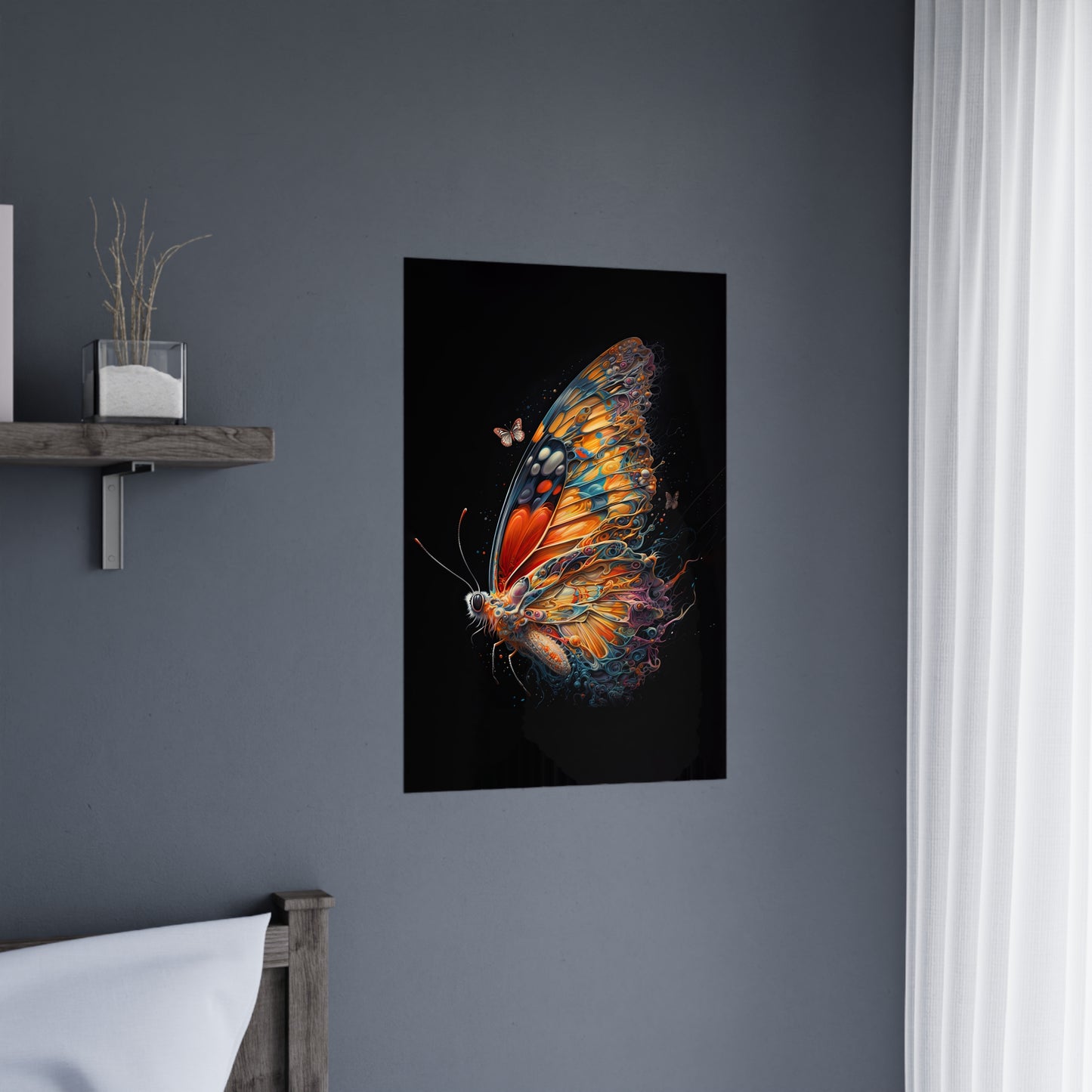 "Liquid Mirage Butterfly" Poster - Print