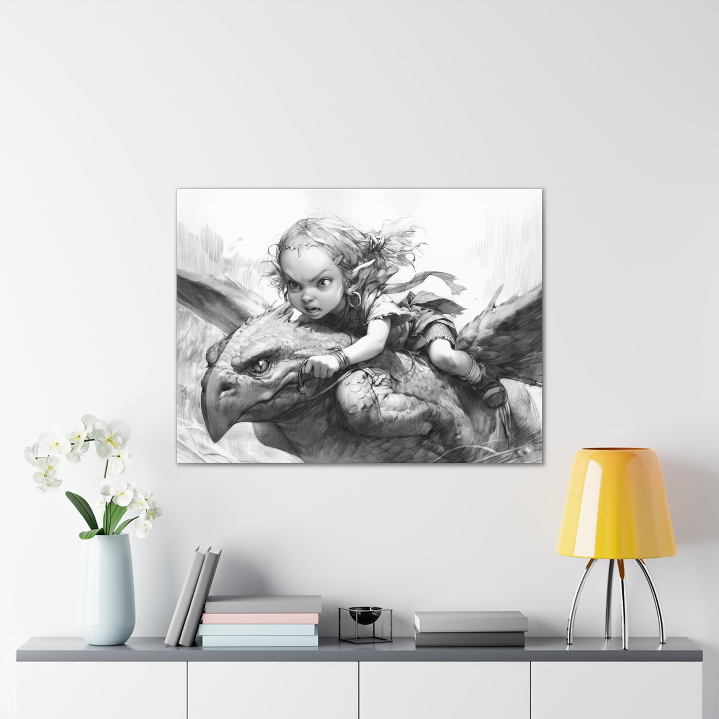 "Charge"  Canvas Stretched, 0.75" - Print