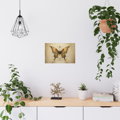 "Dragontailed Butterfly" Poster - Print