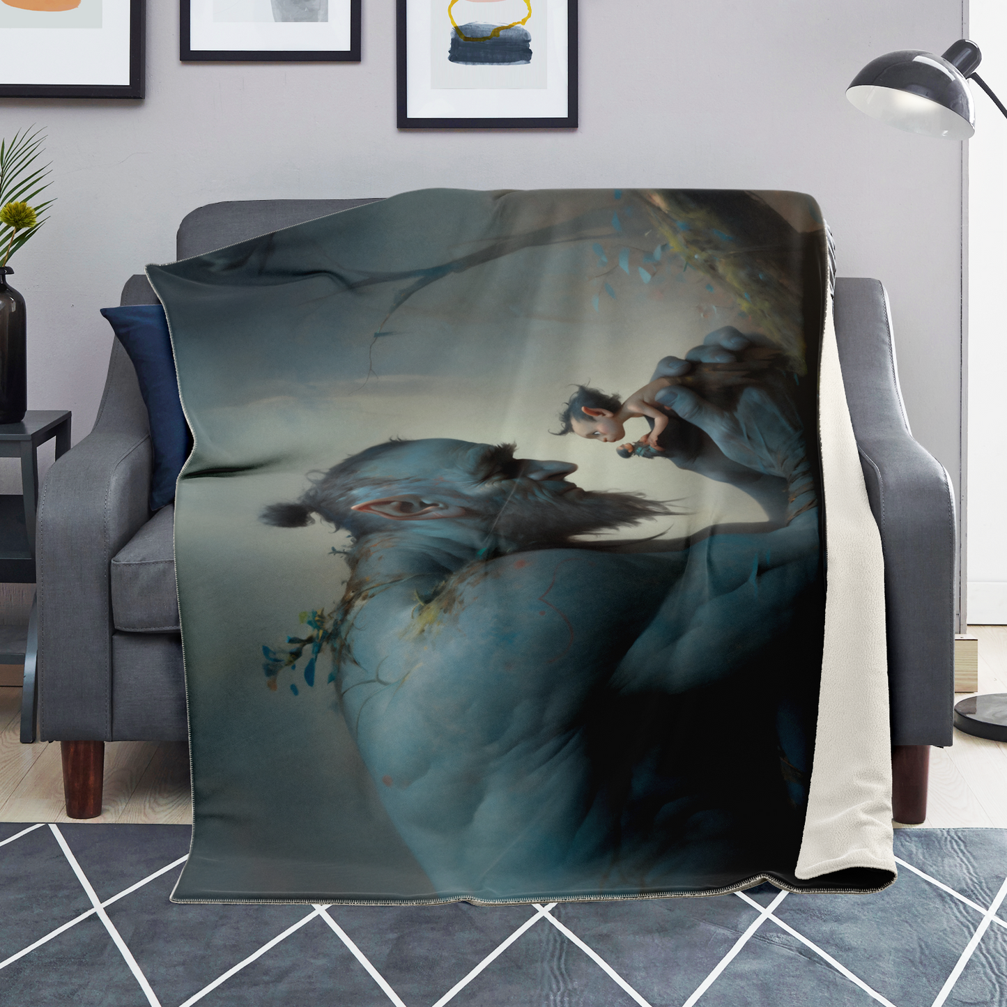 Lost And Found Premium Microfleece Blanket