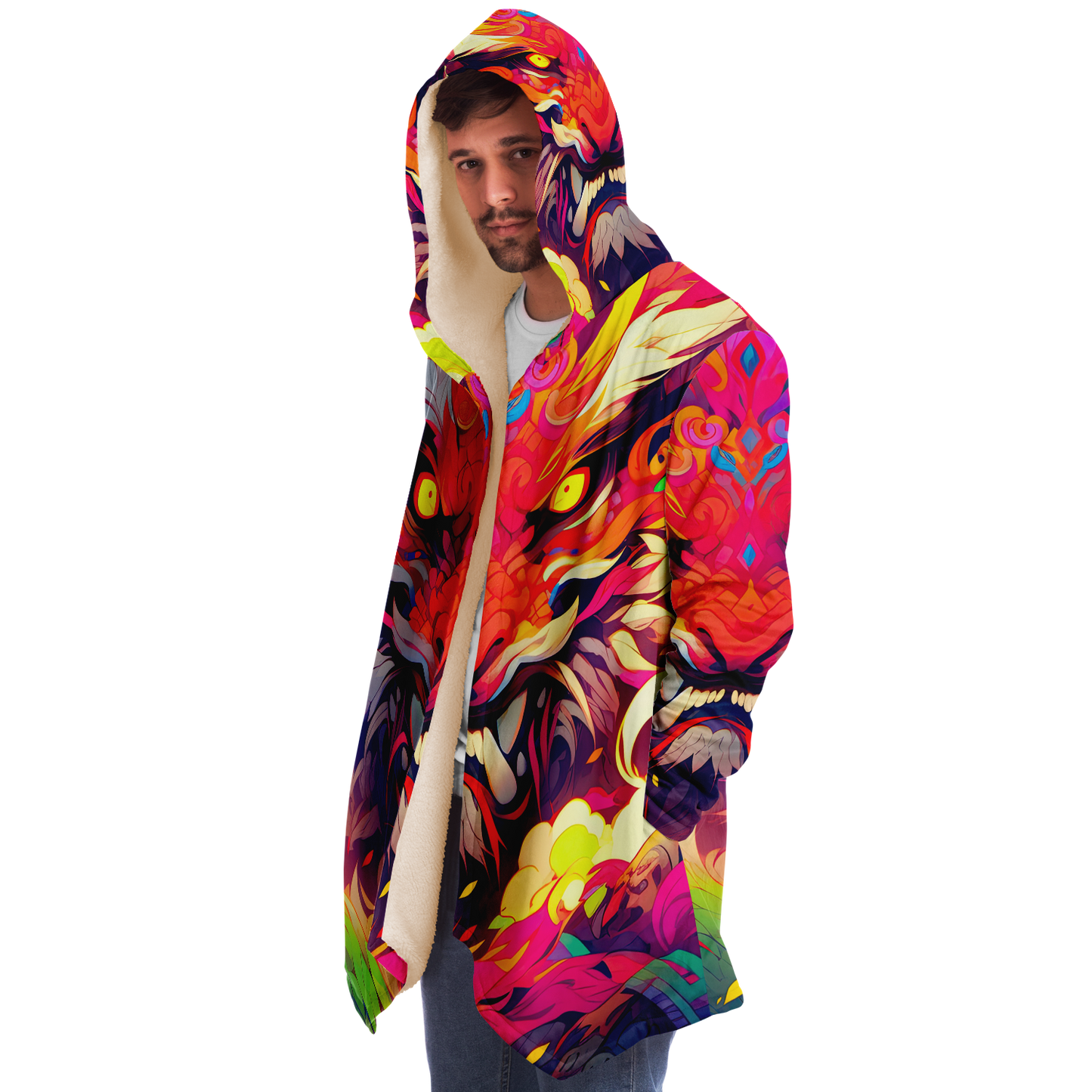 Oni Tiger Microfleece Cloak