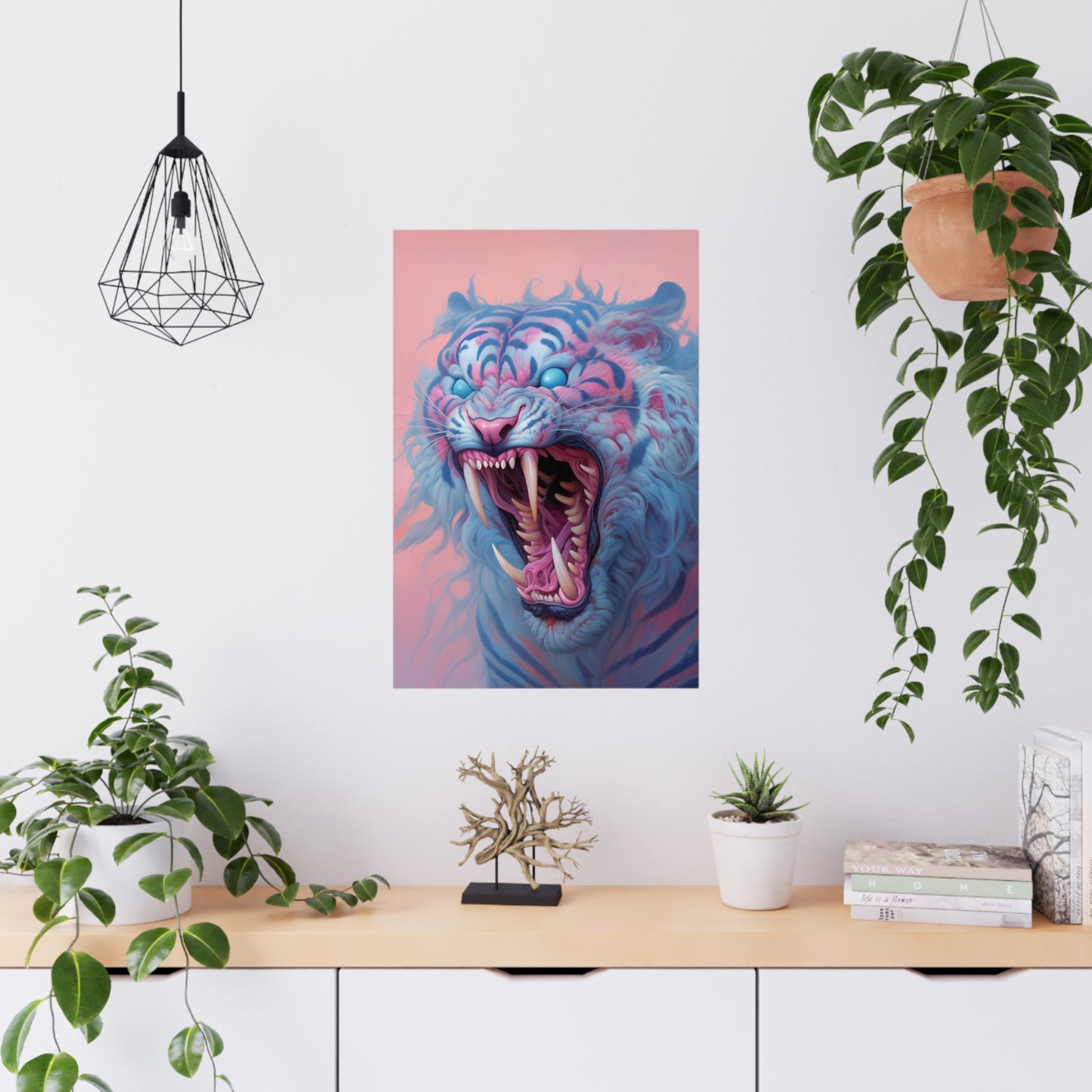 "Demon Tiger" Poster - Print