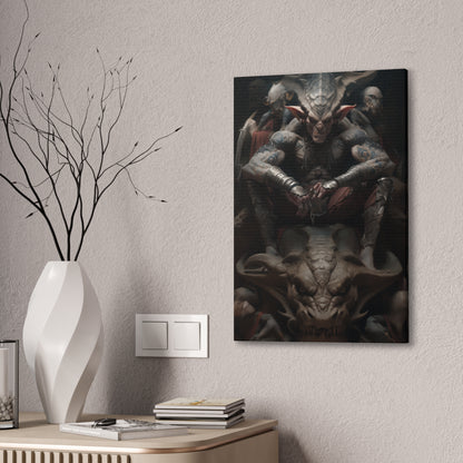 "Draconian Goblin King" Canvas Stretched, 0.75" - Print