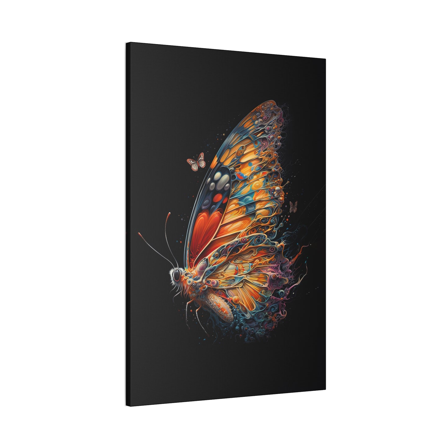 "Liquid Mirage Butterfly" Canvas Stretched, 0.75" - Print