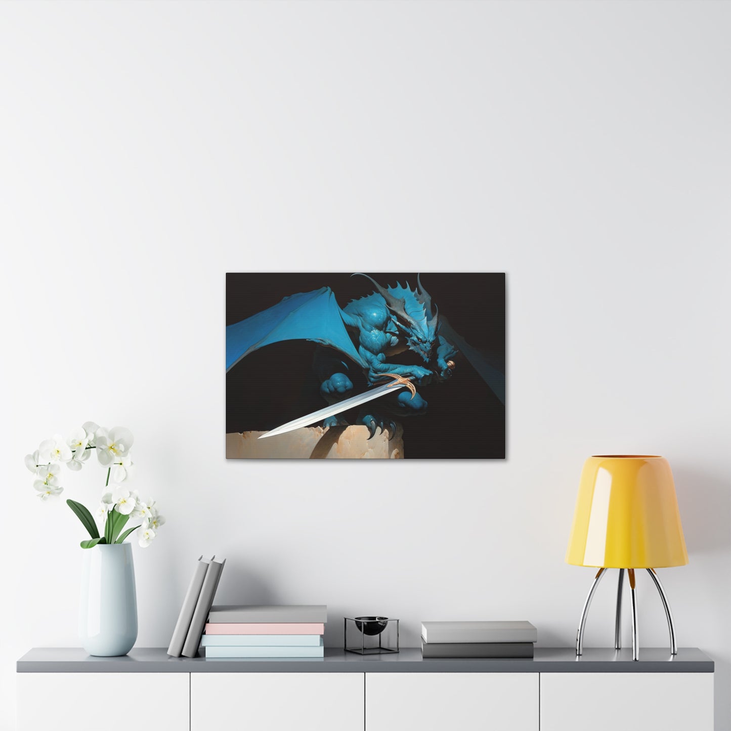 "Draconic Deceiver"  Canvas Stretched, 0.75" - Print