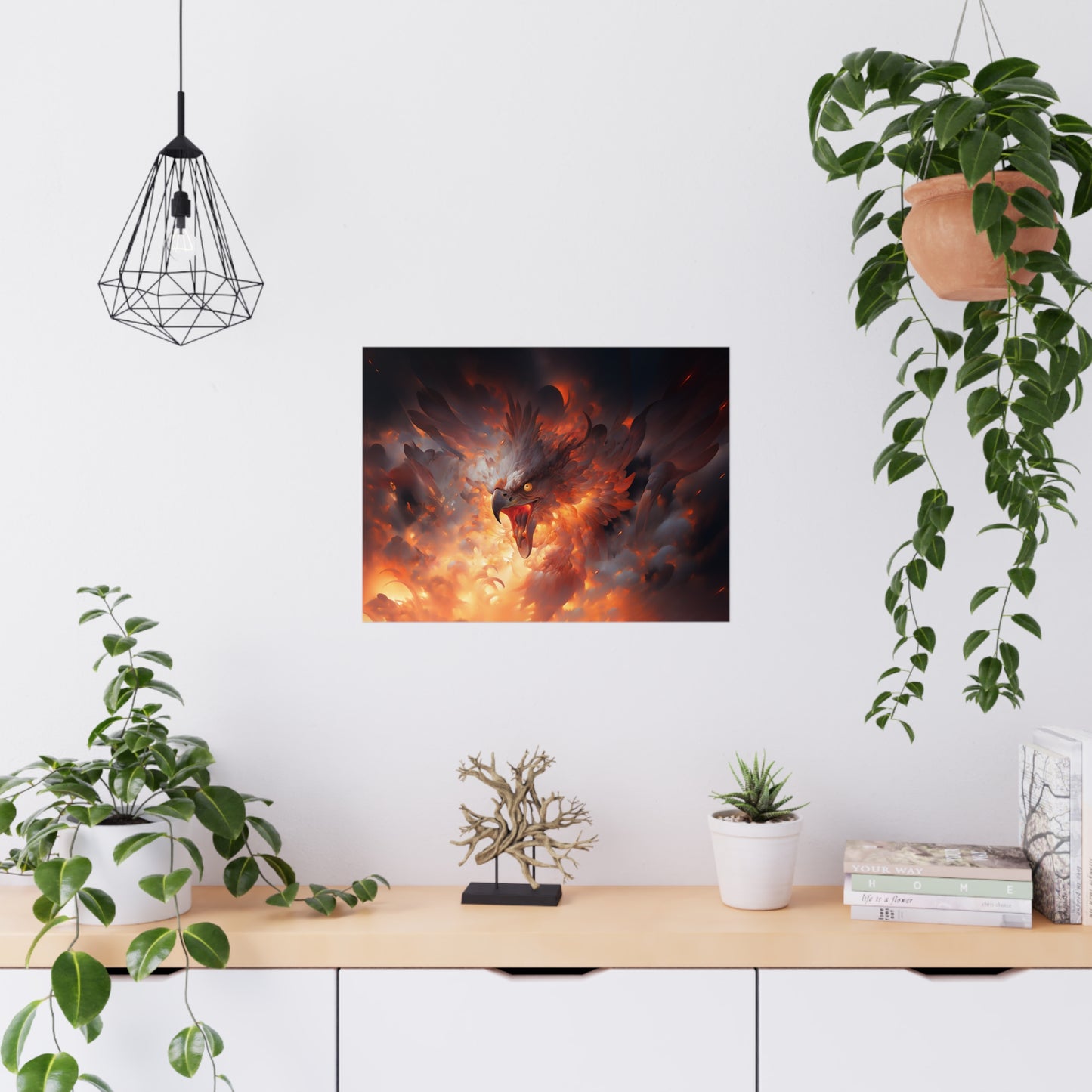 "Phoenix Fury" Poster - Print