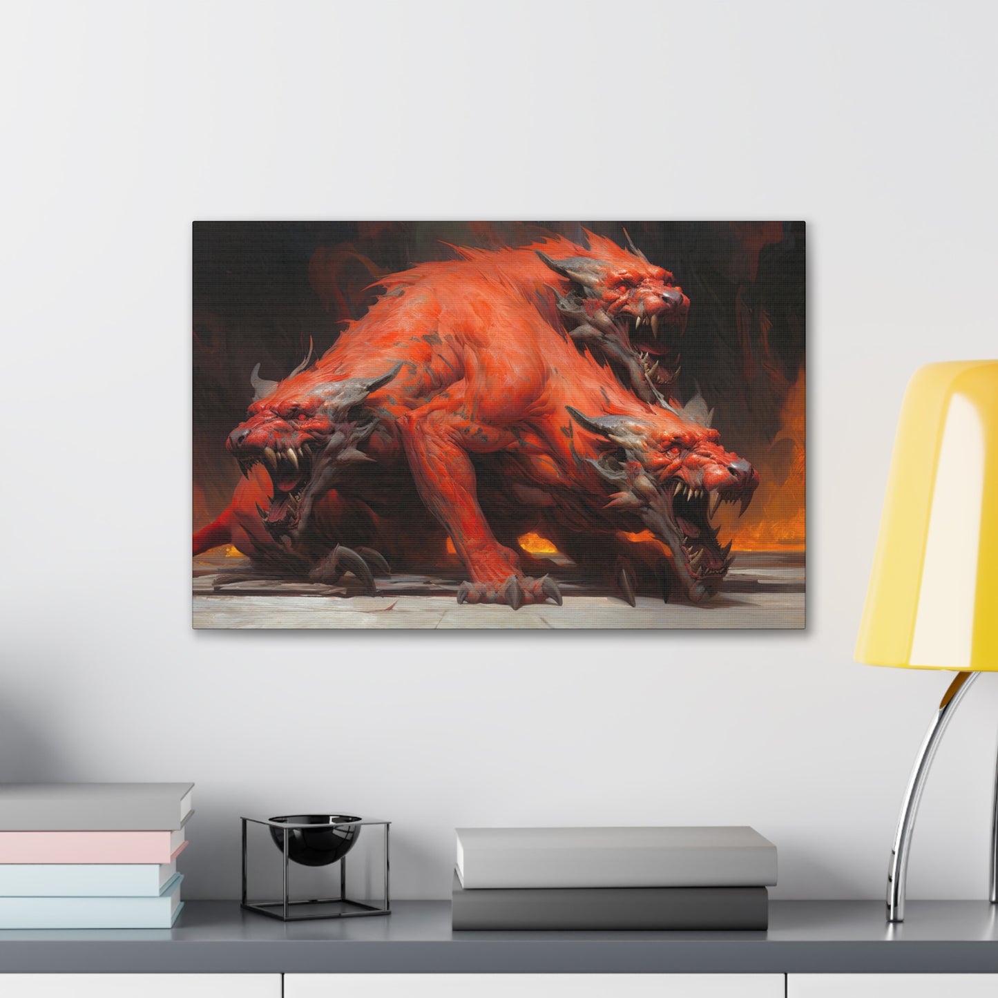 "Hound Of Hades"  Canvas Stretched, 0.75" - Print