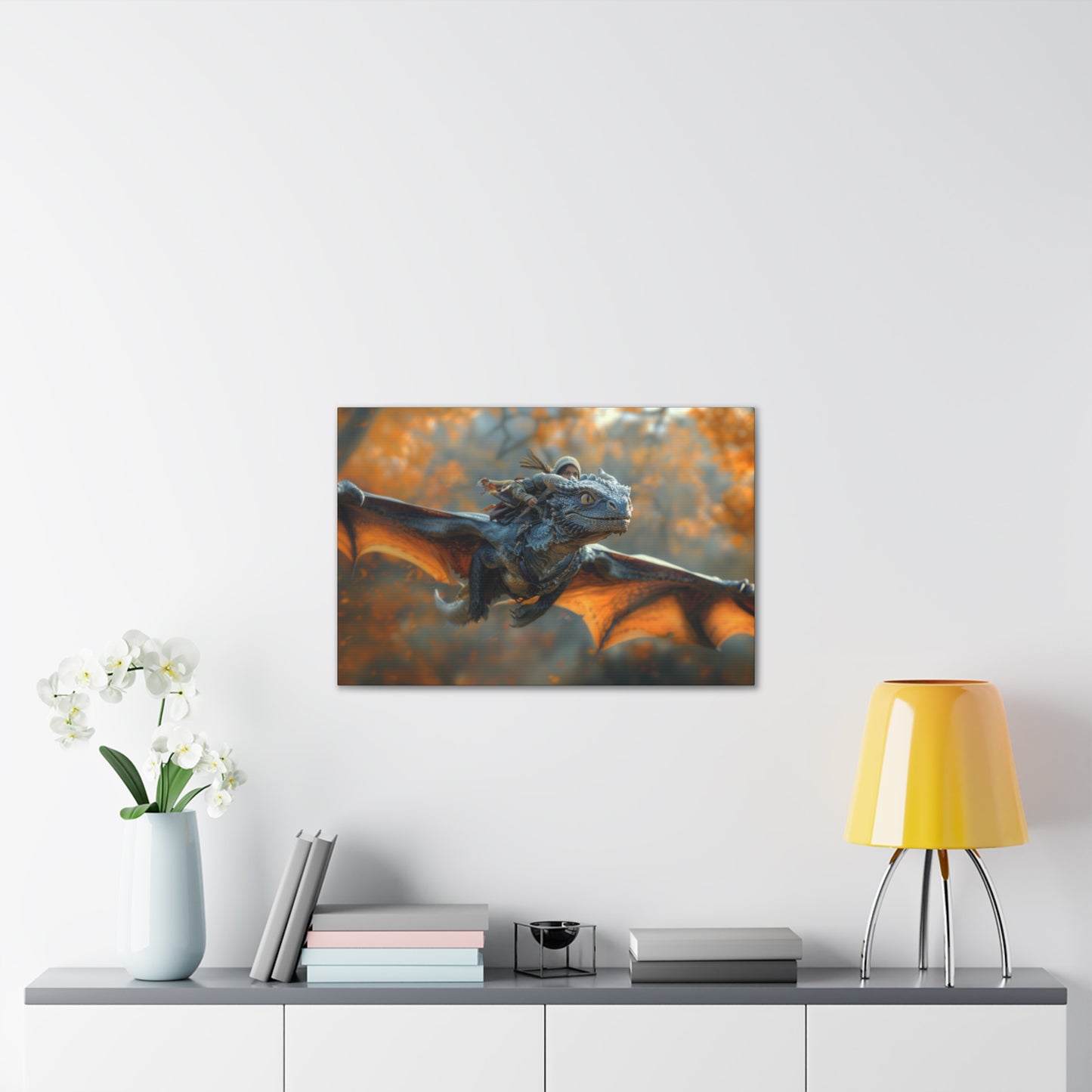 "Swift Messenger"  Canvas Stretched, 0.75" - Print