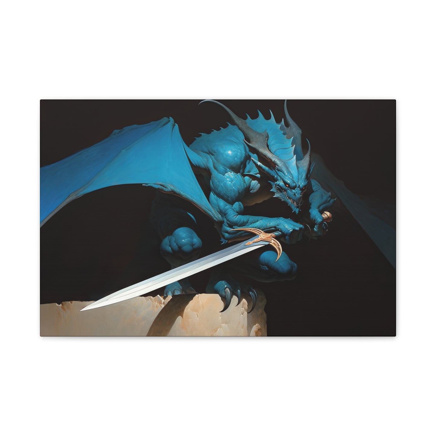 "Draconic Deceiver"  Canvas Stretched, 0.75" - Print