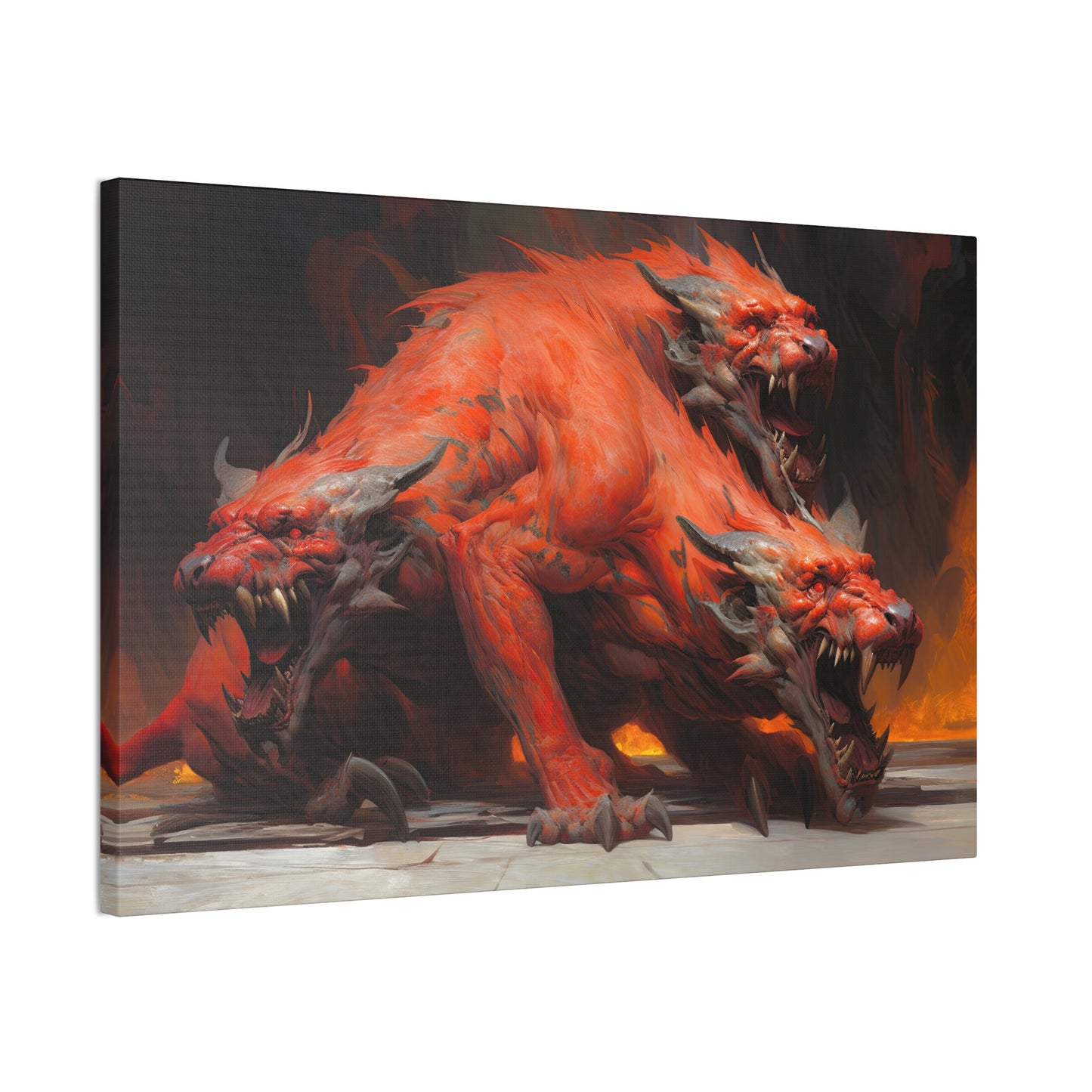 "Hound Of Hades"  Canvas Stretched, 0.75" - Print