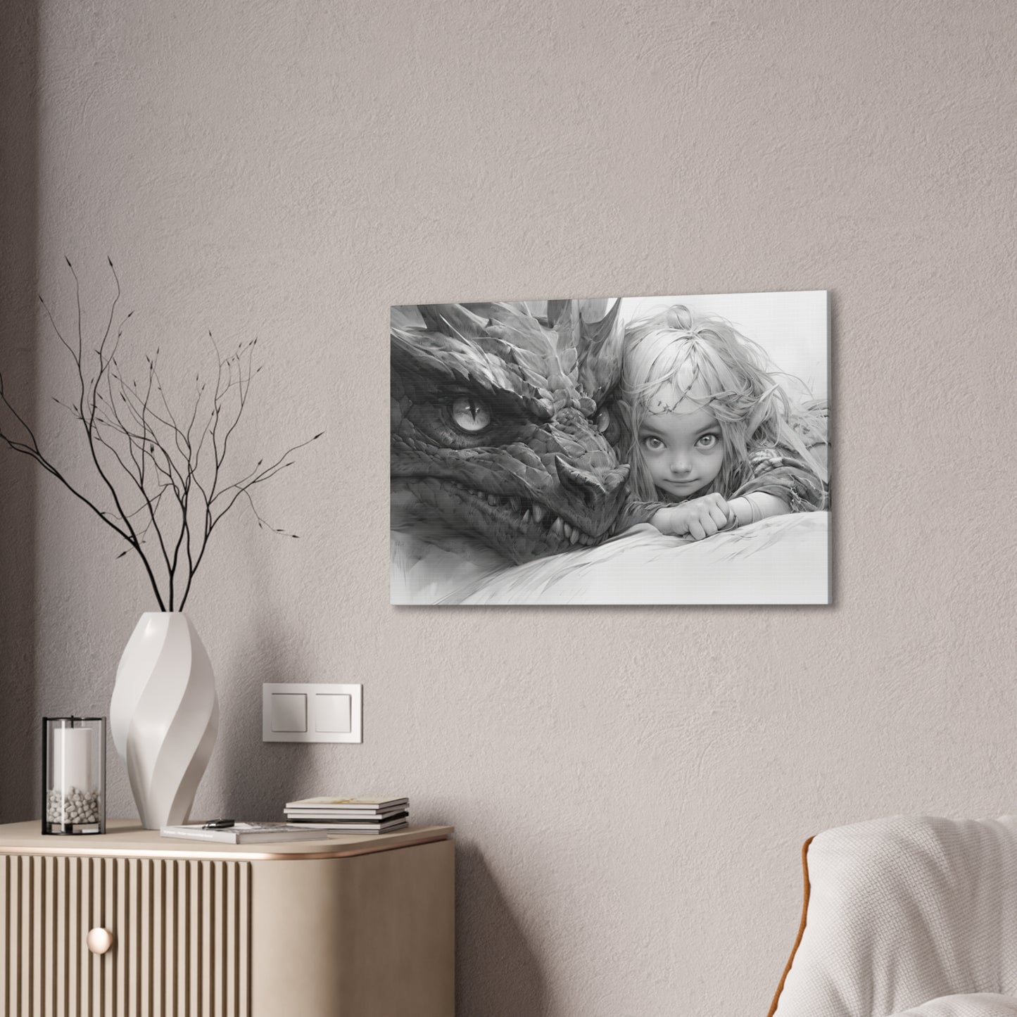 "Mischief"  Canvas Stretched, 0.75" - Print