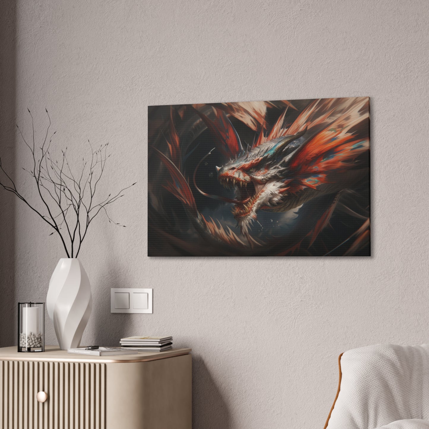 "NetherBeast"  Canvas Stretched, 0.75" - Print