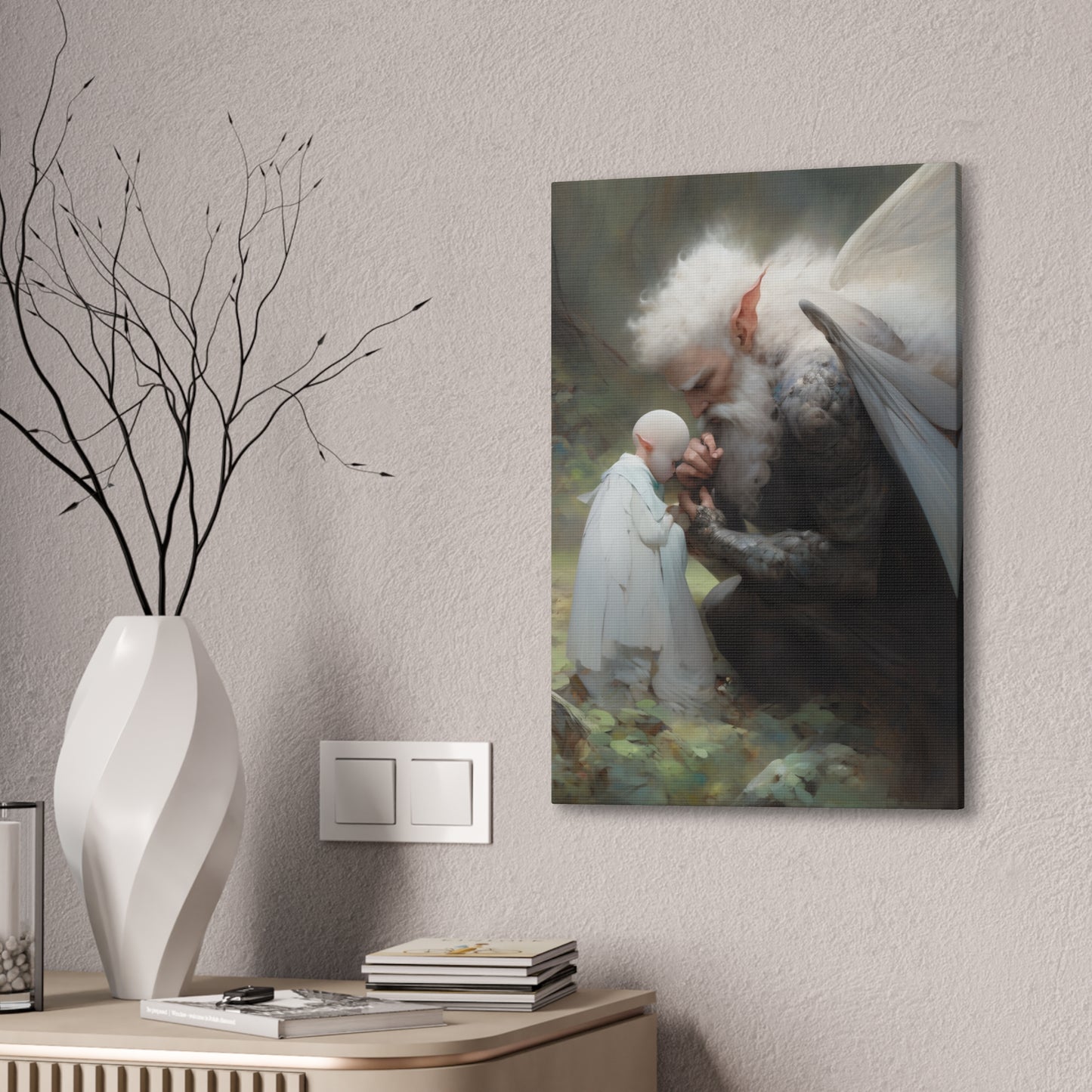 "Morning Prayers" Canvas Stretched, 0.75" - Print