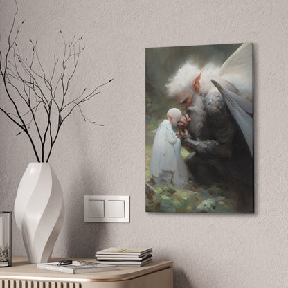 "Morning Prayers" Canvas Stretched, 0.75" - Print