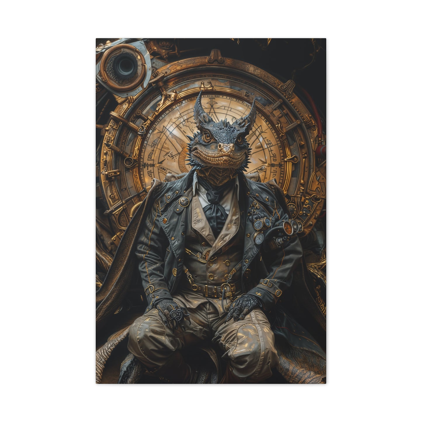 "Time Dealer" Canvas Stretched, 0.75" - Print