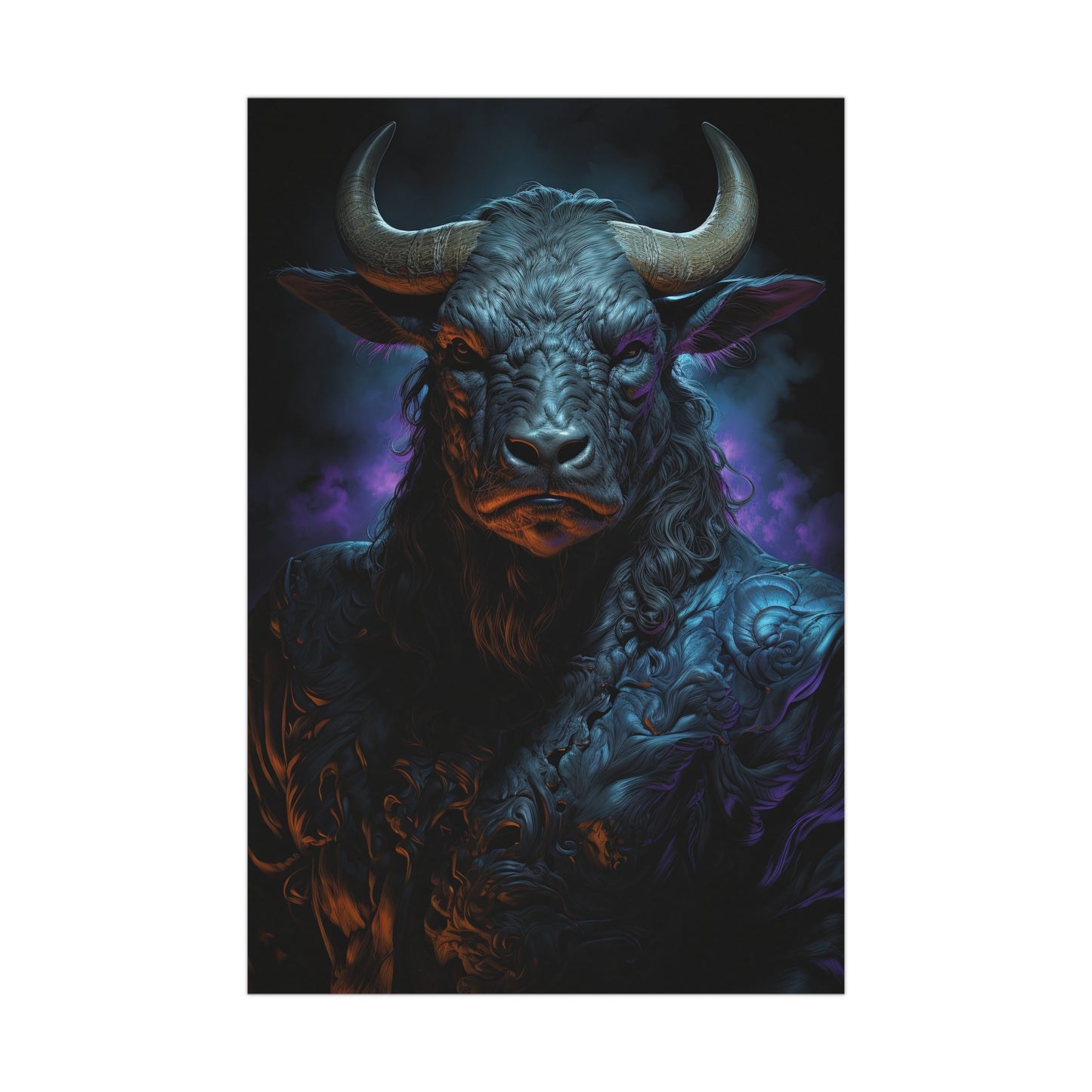 "Shadows Defender Minotaur" Poster - Print