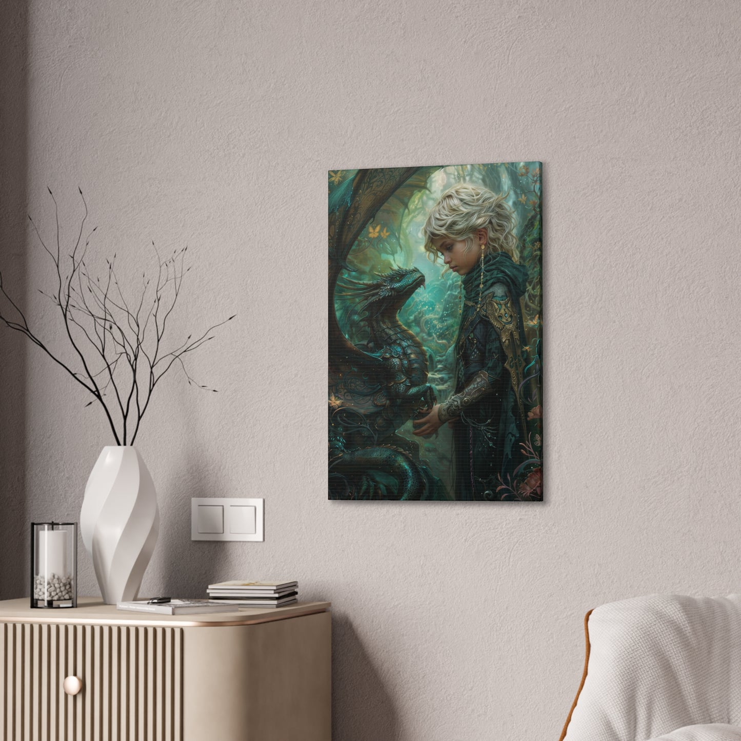 "Destined Souls" Canvas Stretched, 0.75" - Print