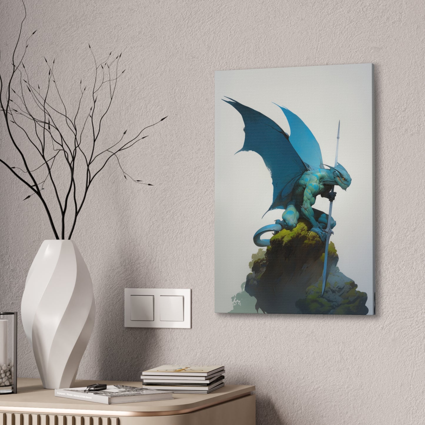 "Skyreaver" Canvas Stretched, 0.75" - Print