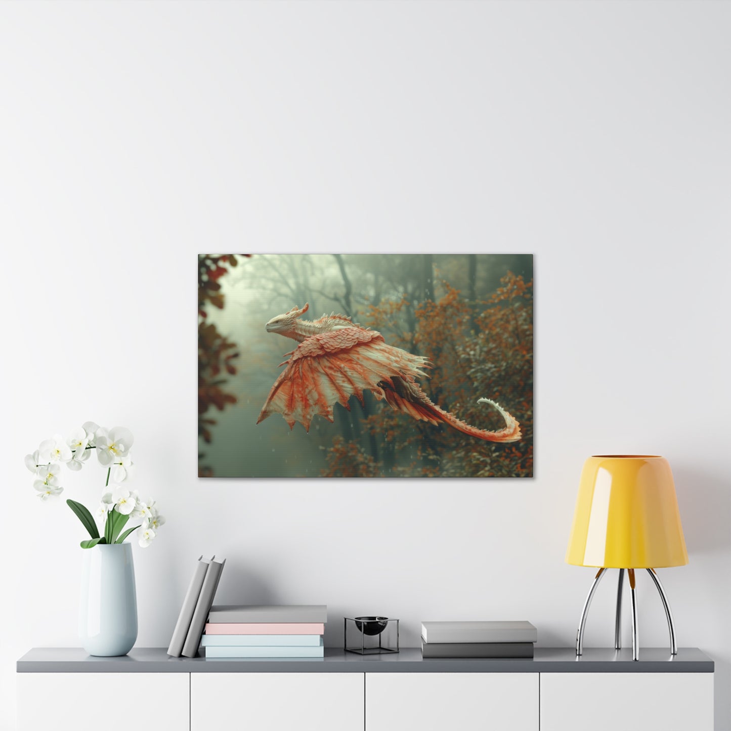 "Dragons Flight"  Canvas Stretched, 0.75" - Print