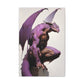 "Zephyrion The Violet Winged Draconian" Canvas Stretched, 0.75" - Print