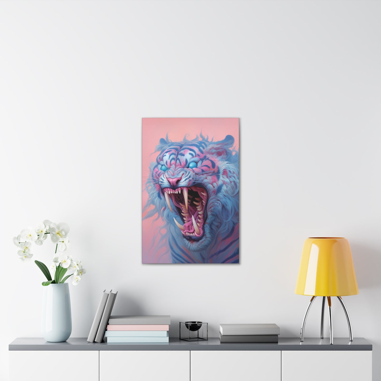 "Demon Tiger" Canvas Stretched, 0.75" - Print