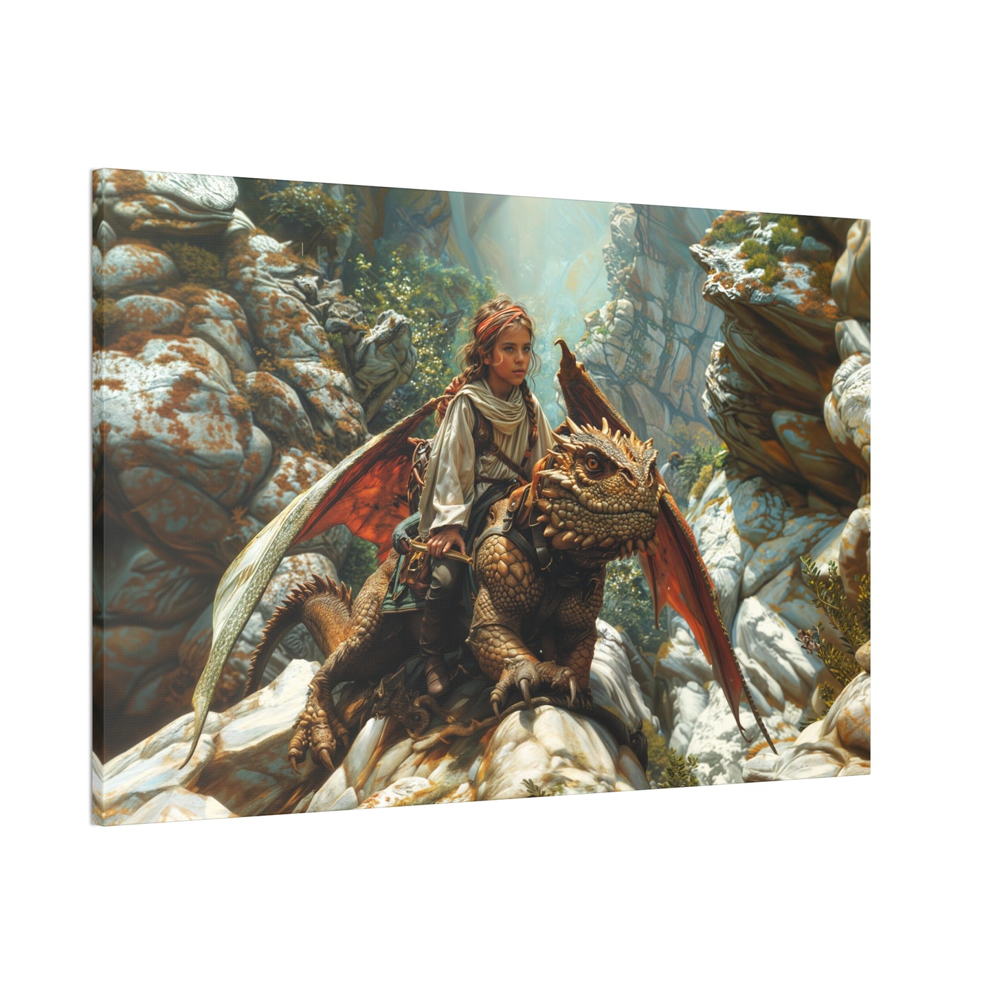 "The Dragon's Apprentice"  Canvas Stretched, 0.75" - Print