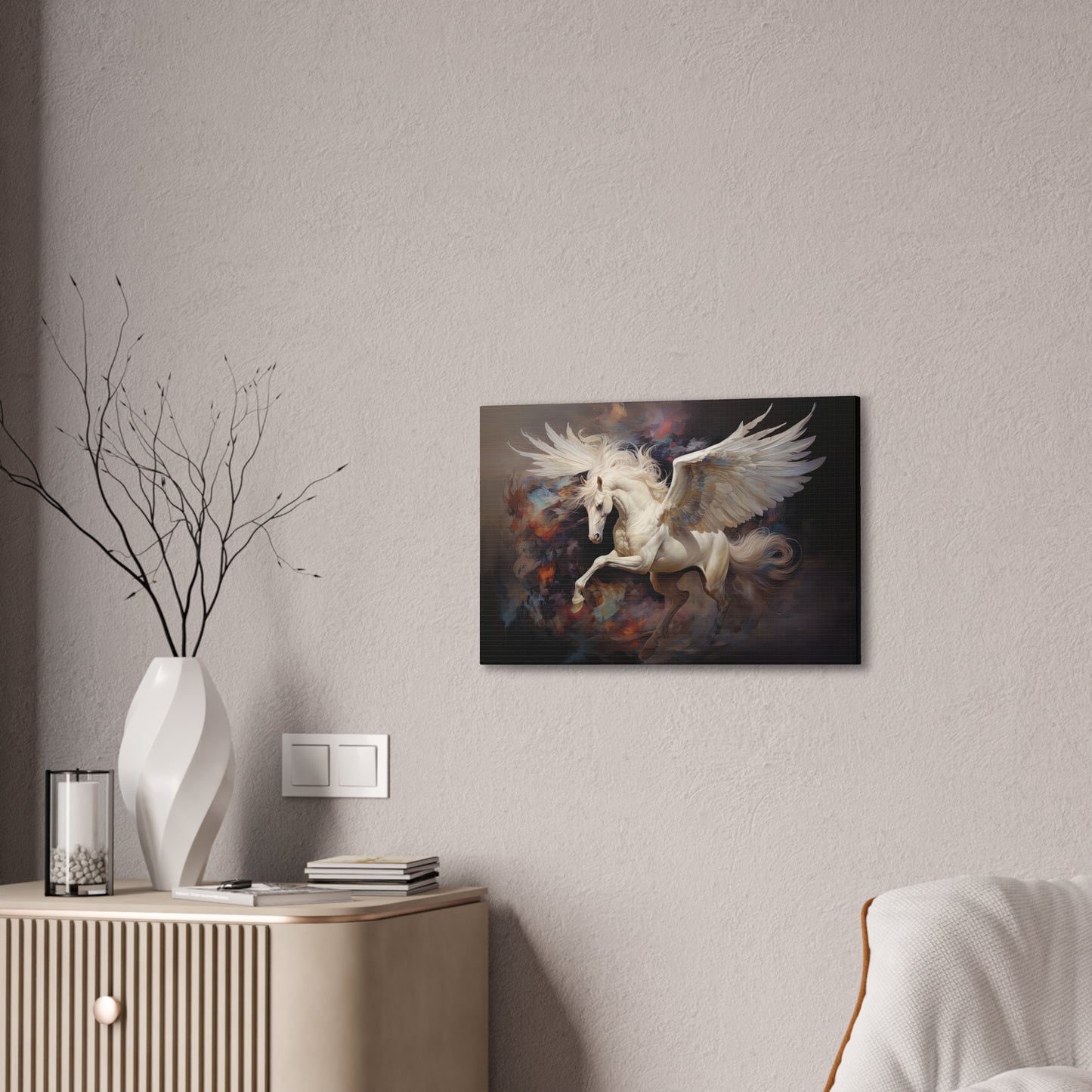 "Pegasus Flare"  Canvas Stretched, 0.75" - Print