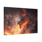 "Phoenix Fury"  Canvas Stretched, 0.75" - Print