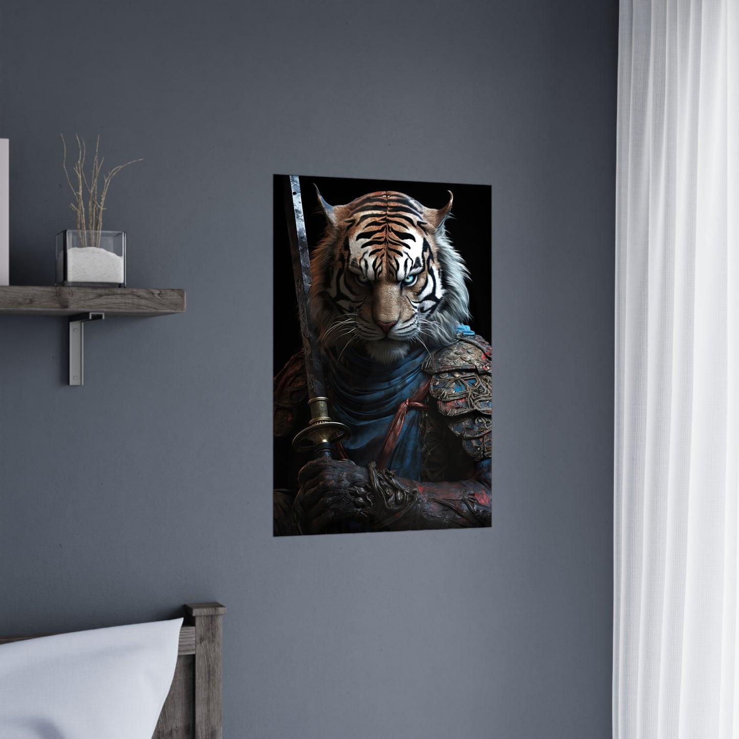 "Tiger Samurai" Poster - Print