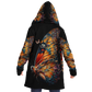 Liquid Mirage Butterfly Microfleece Cloak