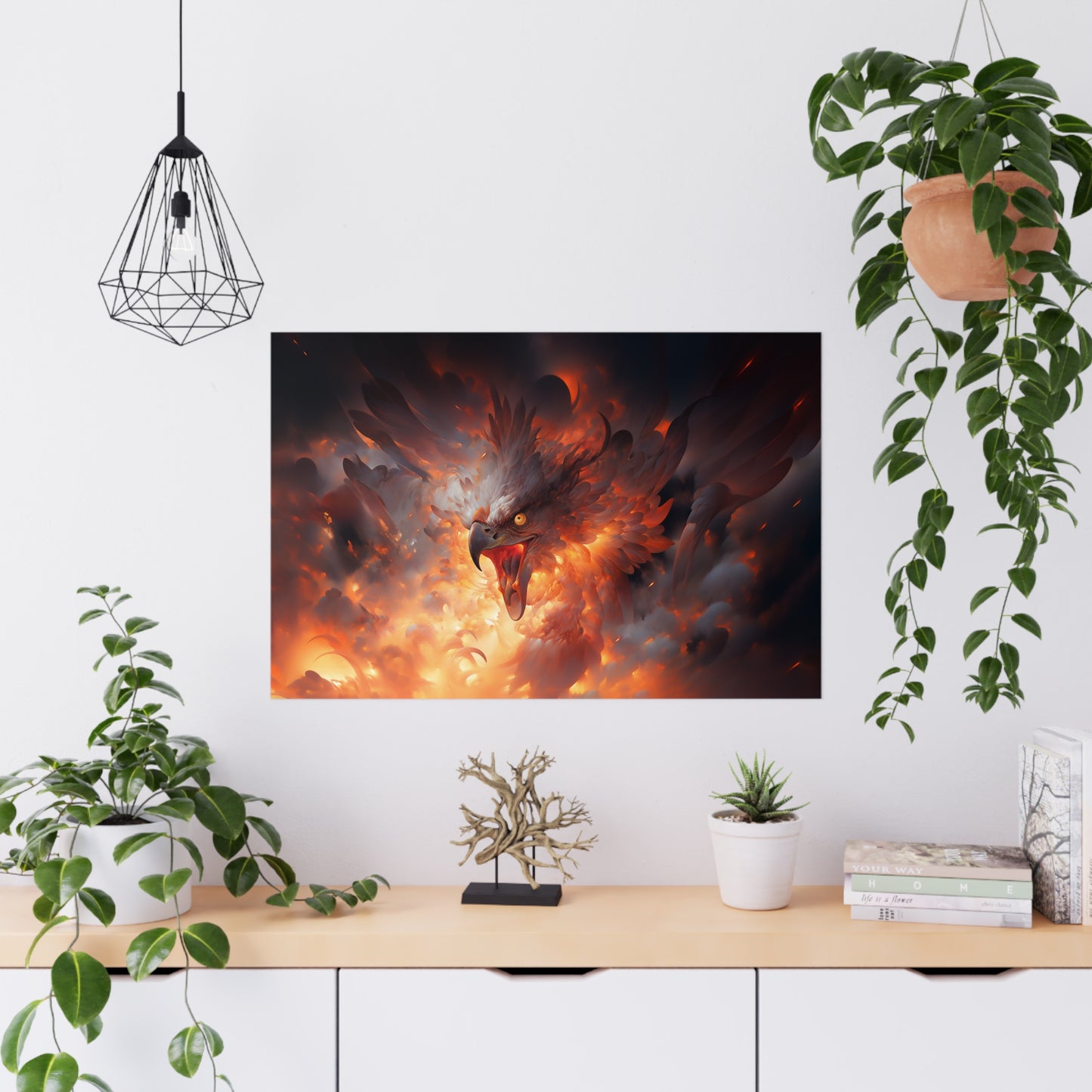 "Phoenix Fury" Poster - Print