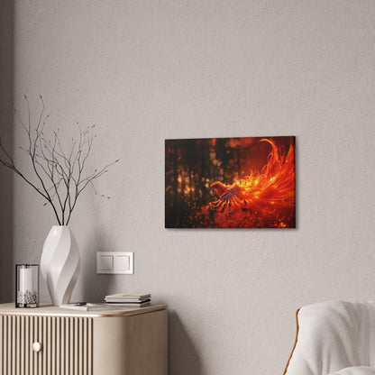 "Blazing Grace Phoenix"  Canvas Stretched, 0.75" - Print