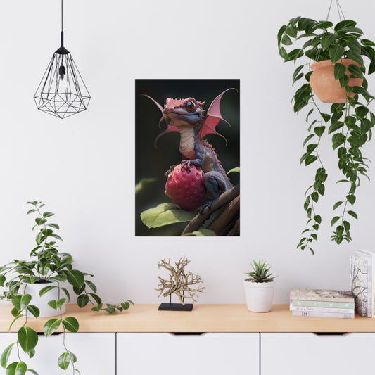 "Berry The Fairy Dragon" Poster - Print