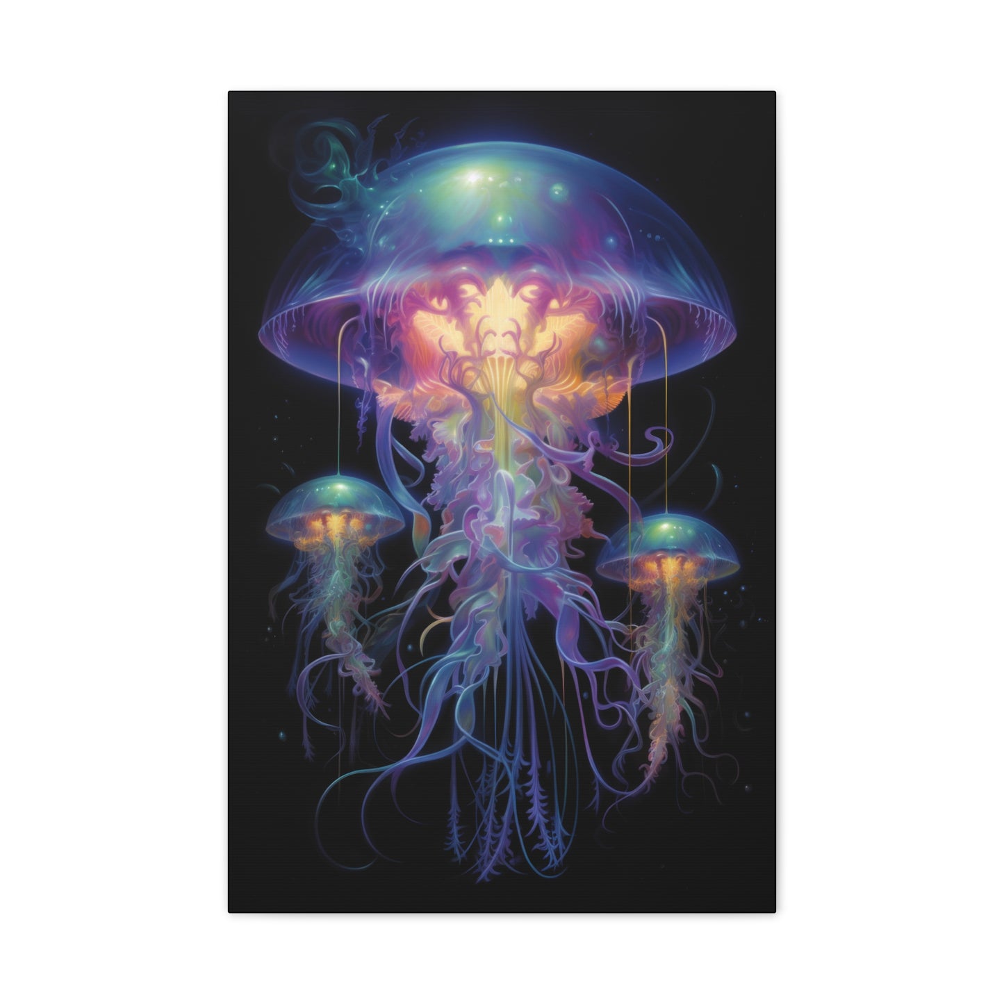 "Space Jellyfish 1" Canvas Stretched, 0.75" - Print