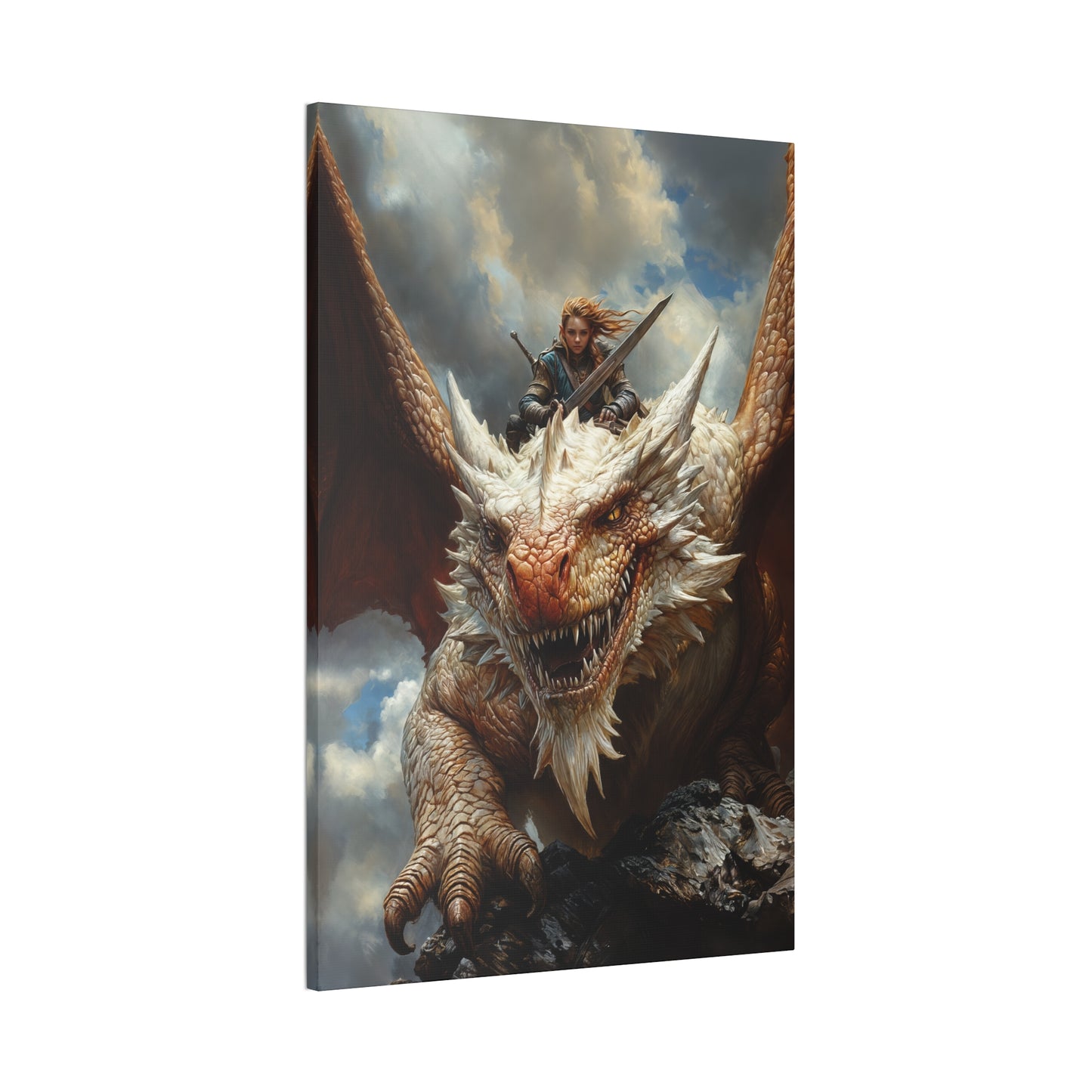 "Skyborn Fury" Canvas Stretched, 0.75" - Print