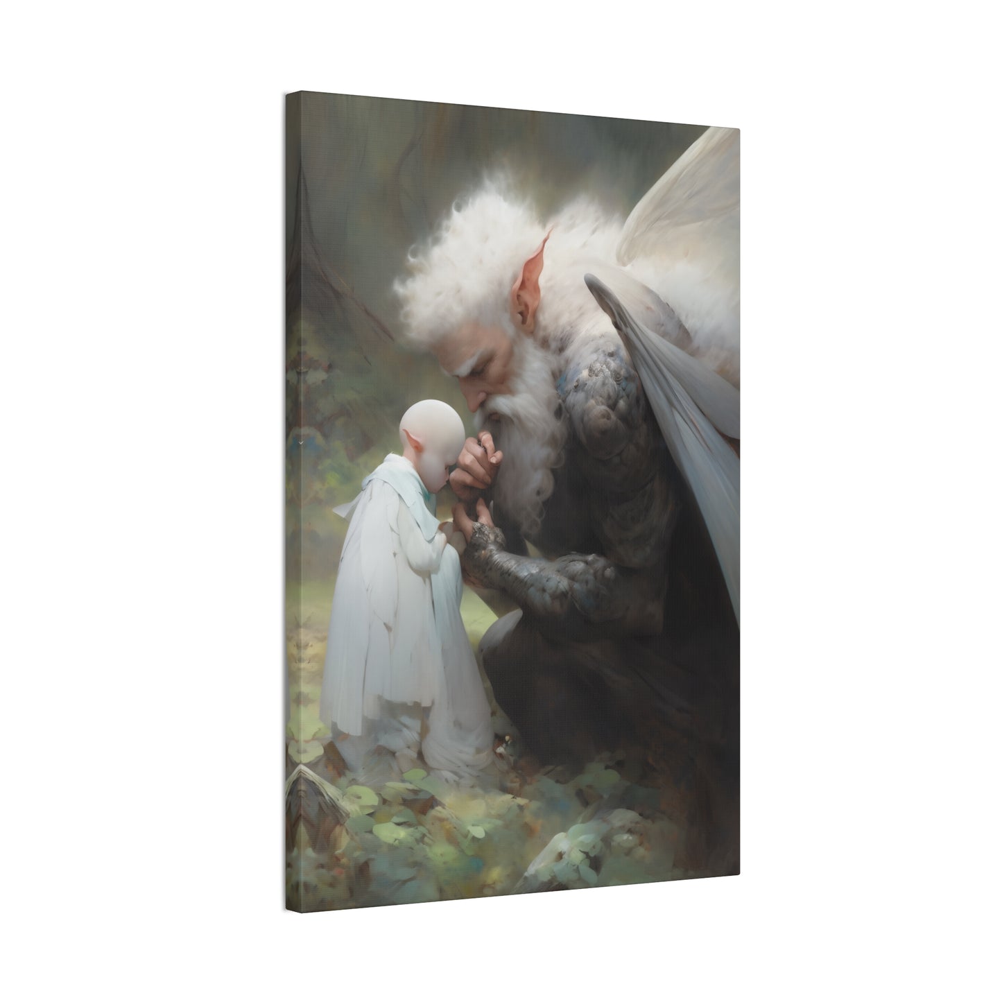 "Morning Prayers" Canvas Stretched, 0.75" - Print