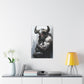 "Horned Protector" Canvas Stretched, 0.75" - Print